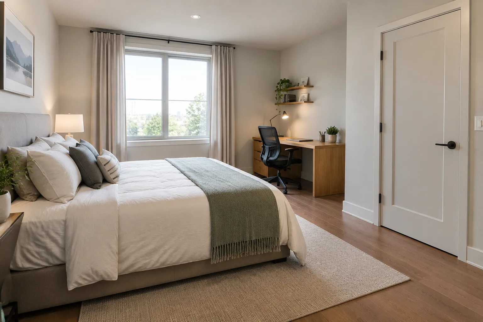 Feng Shui Desk in Bedroom: Keep the Bed in Command First