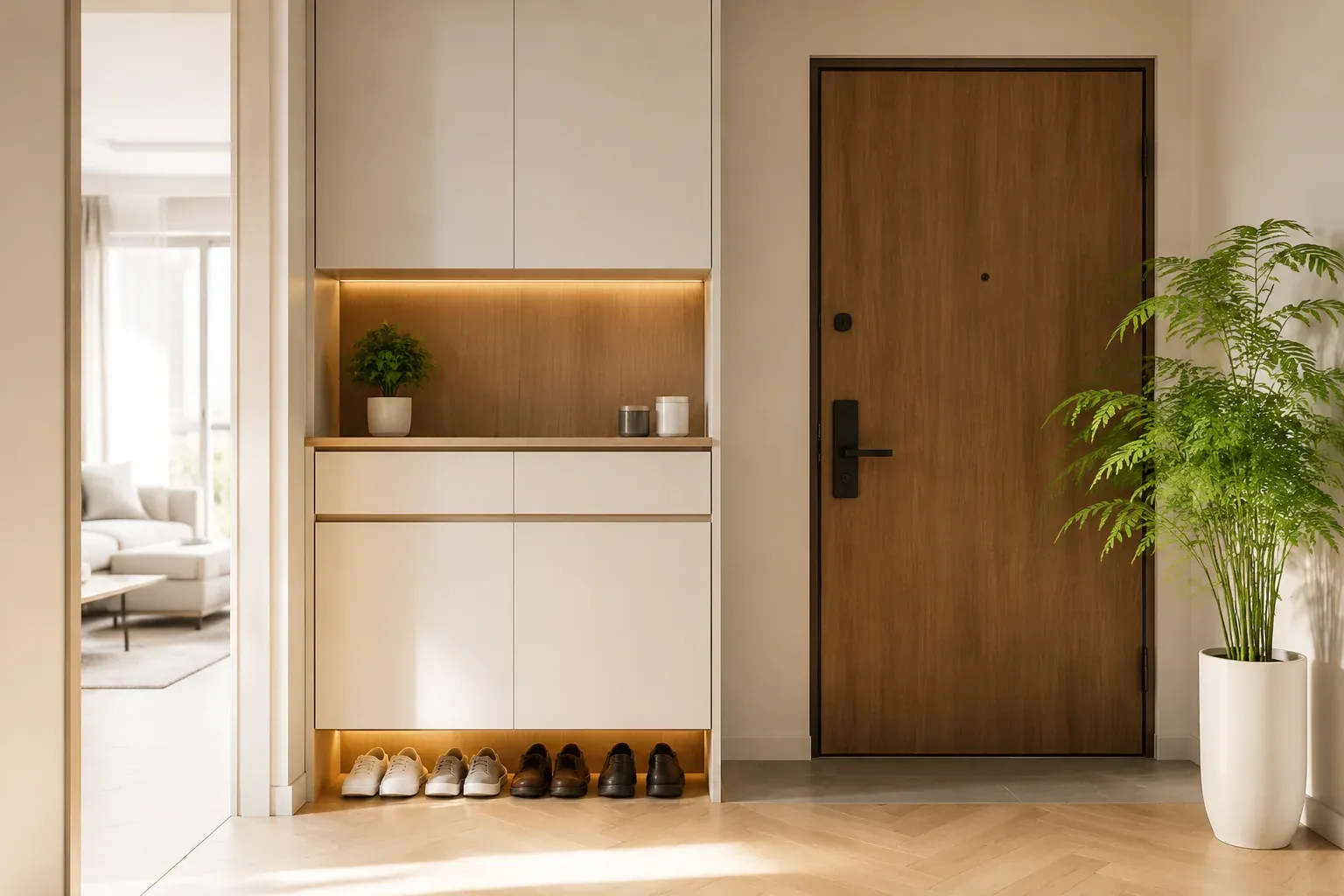 Entryway feng shui: four jobs of the mouth buffer